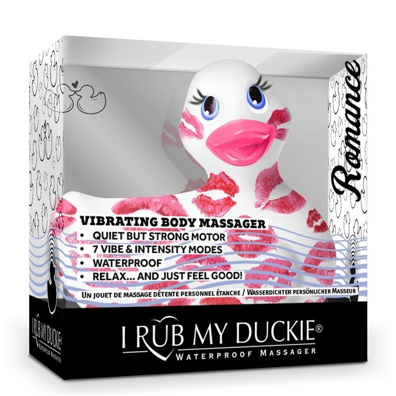 Stimulateur I Rub Met Duckie 2.0 Romance Blanc et Rose