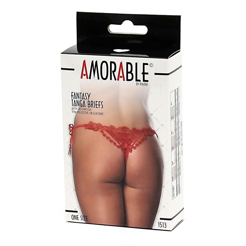 Tanga Fantasía rouge Taille Unique