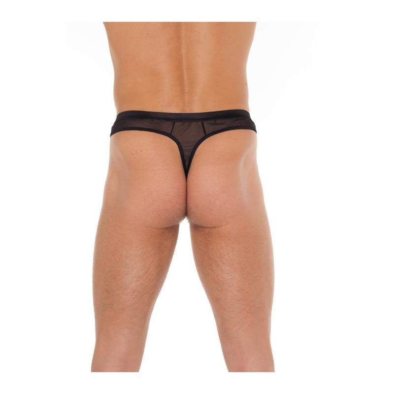 Tanga résille noir Taille Unique