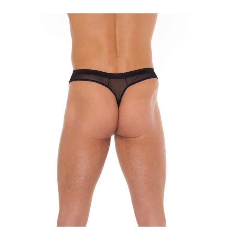 Tanga résille noir Taille Unique