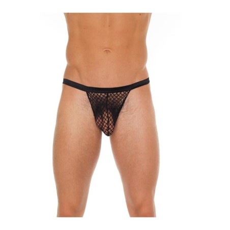 Tanga résille noir Taille Unique