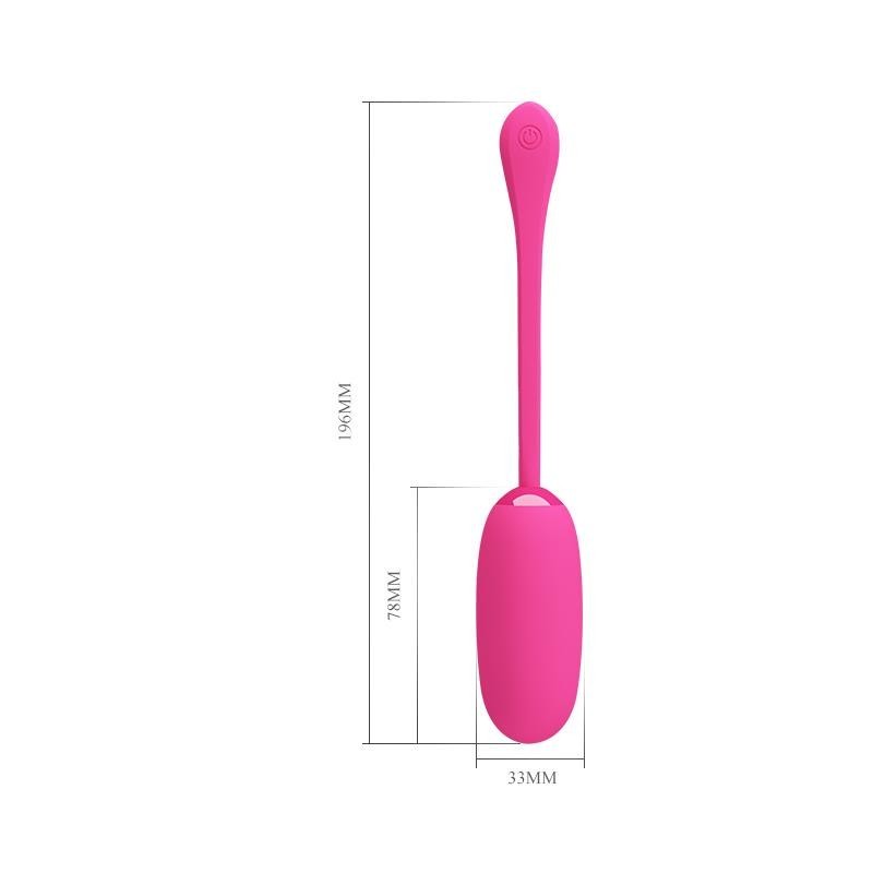 oeuf vibrant Julius USB silicone Rose