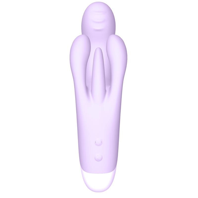 Brightlilac Vibromasseur Triple Moteur Ergonomique USB Silicone