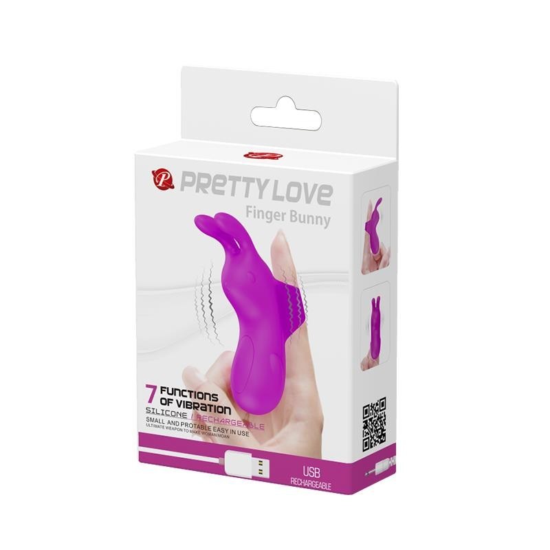 Stimulateur doigt Bunnet USB silicone