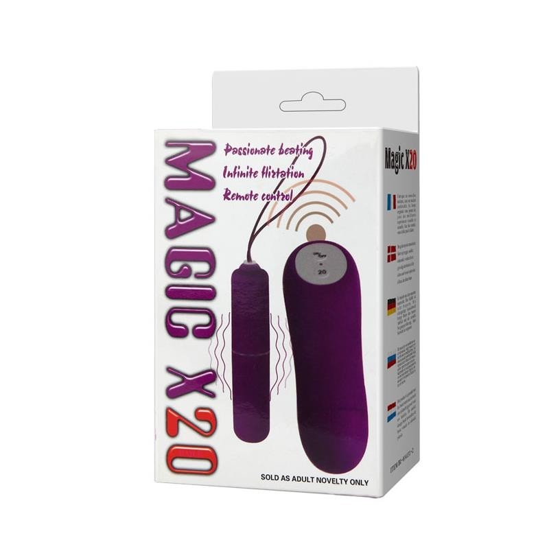 balle vibrante Magic X20 mauve