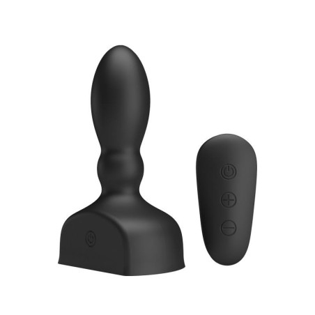 stimulateur Anal Harriet Gonflable USB Silicone Noir