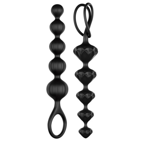 Set 2 chaines Anales Couleur Noir