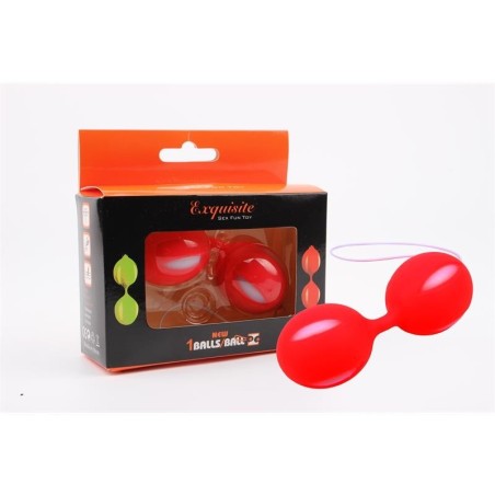 Boules Ben Wa 10,3 cm rouge