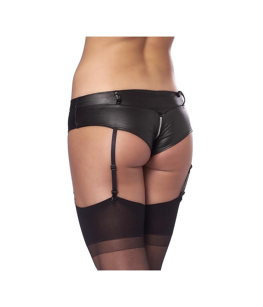 Pantalons avec jarretelle et tirette