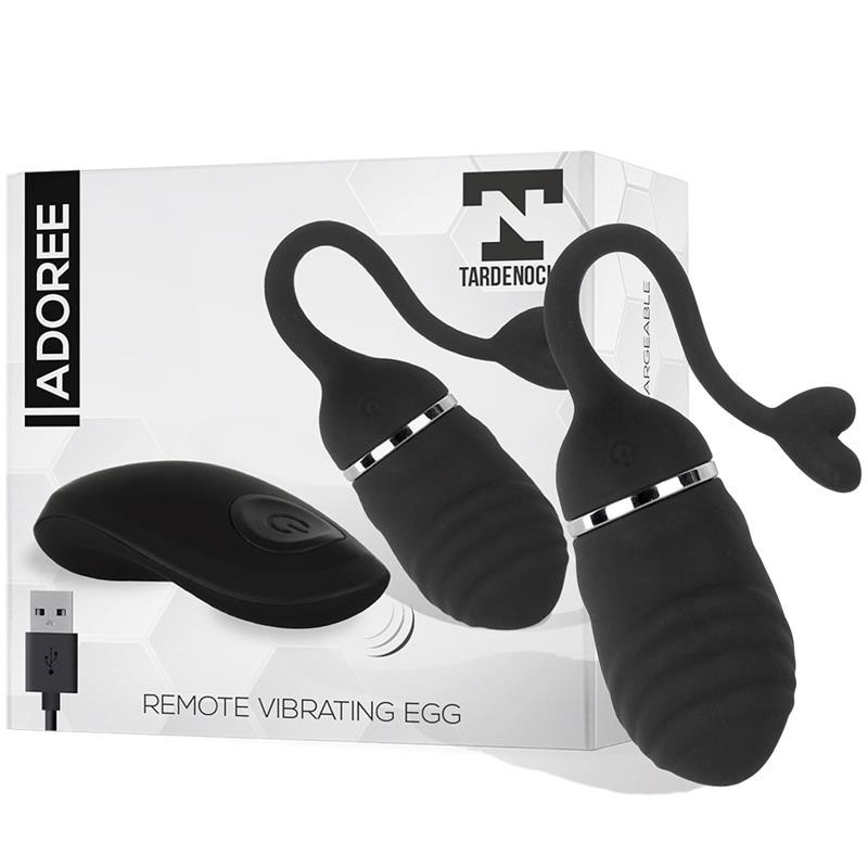 Adoree oeuf vibrant USB télécommande USB silicone