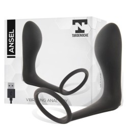 Ansel Plug Anal vibrant et Anneau USB Silicone