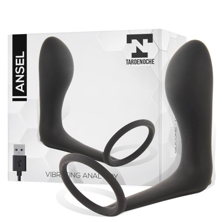 Ansel Plug Anal vibrant et Anneau USB Silicone