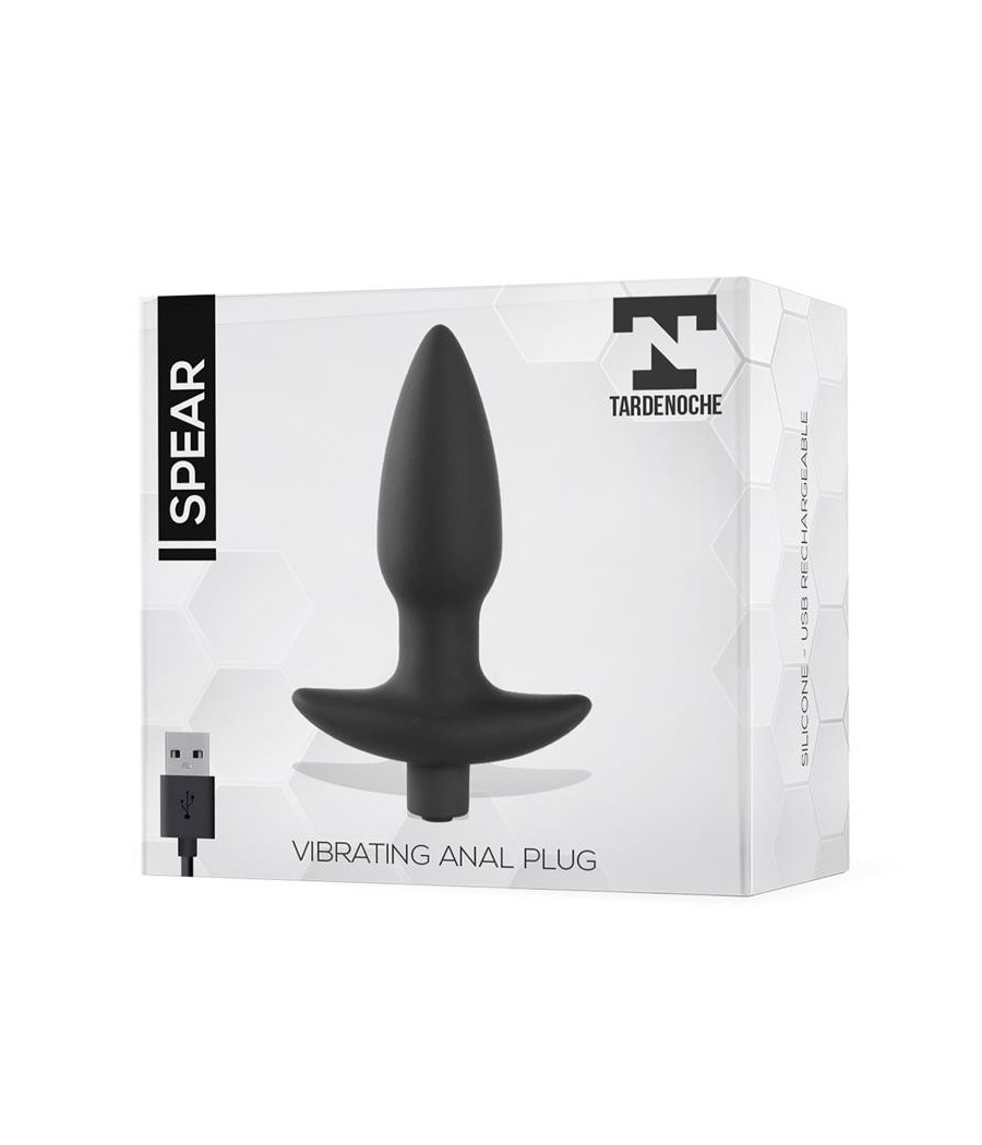Spear Plug Anal avec vibration USB silicone