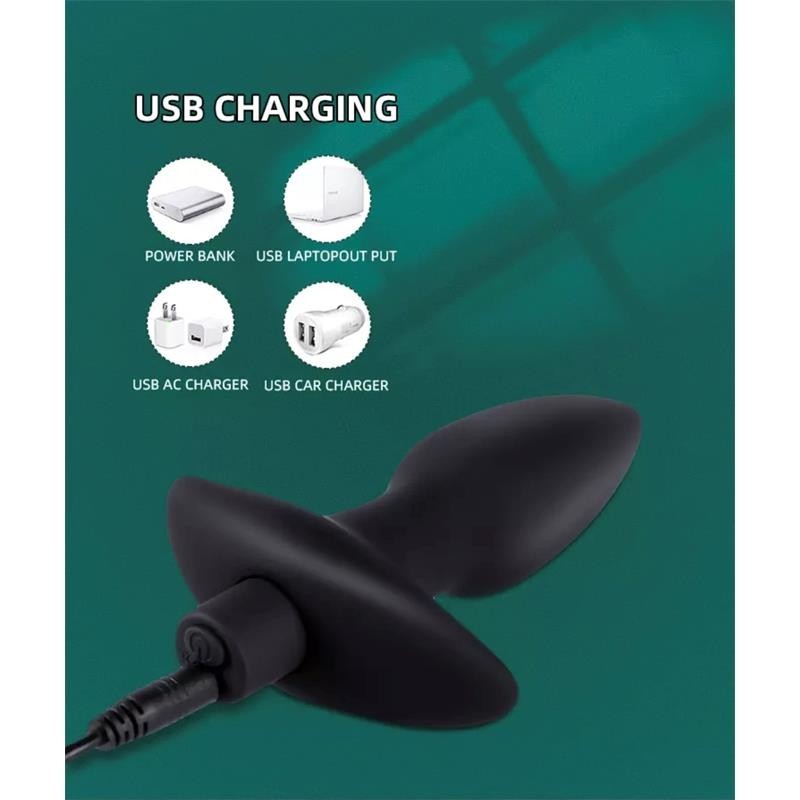 Spear Plug Anal avec vibration USB silicone