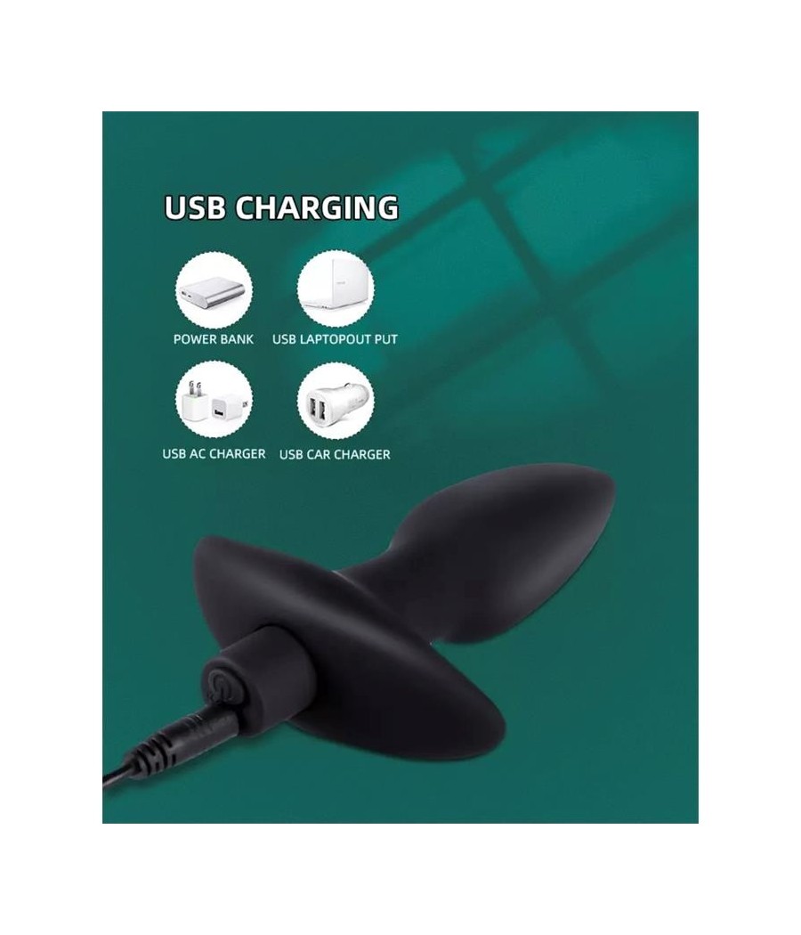 Spear Plug Anal avec vibration USB silicone