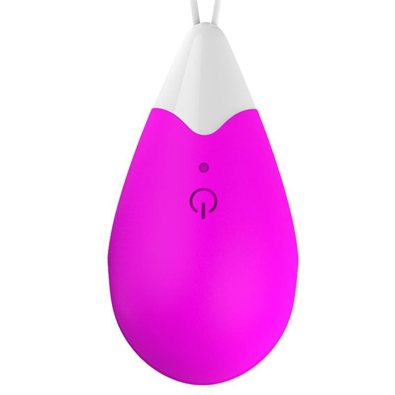 oeuf vibrant télécommande USB silicone mauve