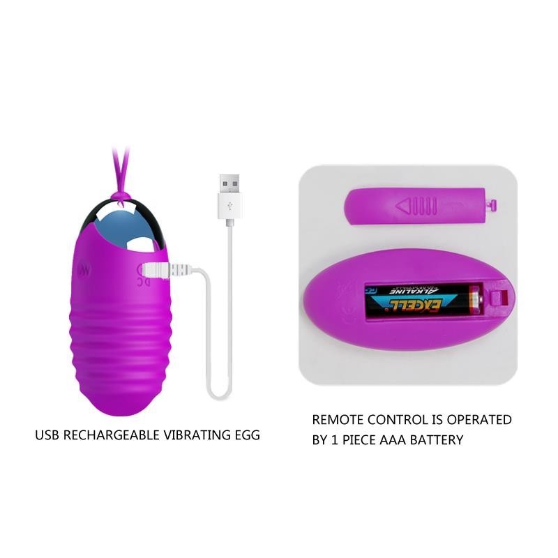 oeuf vibrant Jessica USB mauve