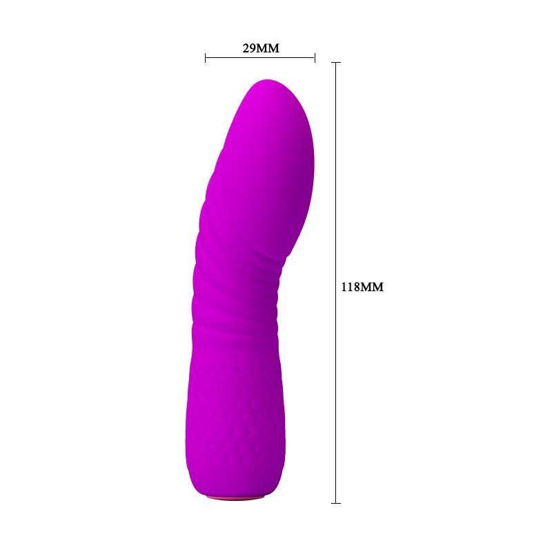 vibromasseur Abner USB silicone mauve