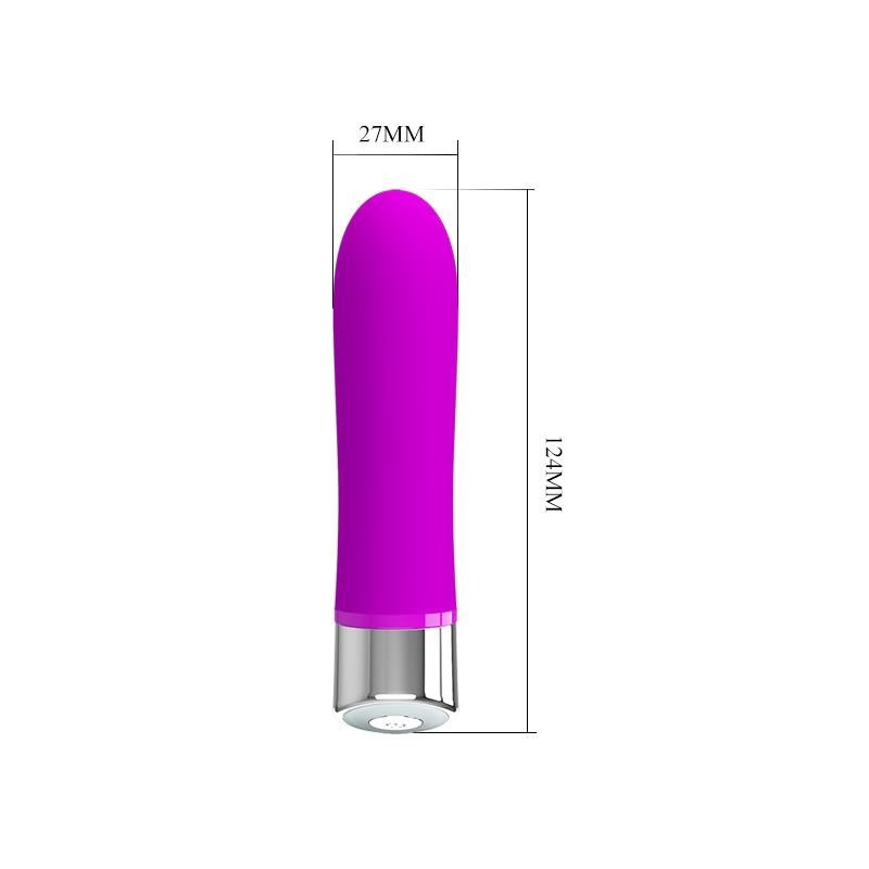vibromasseur Sampson silicone mauve
