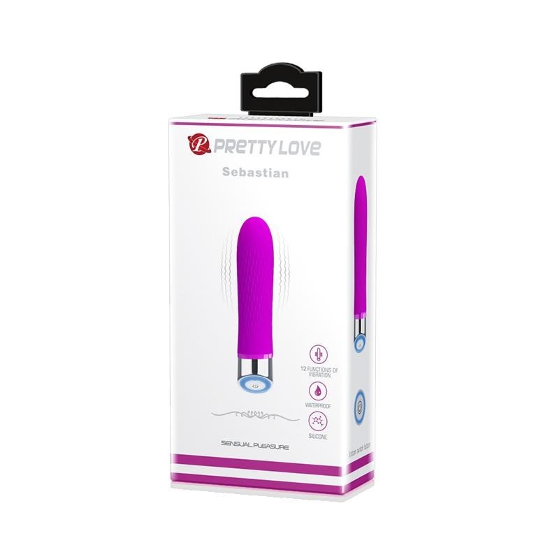 vibromasseur Sebastian silicone mauve