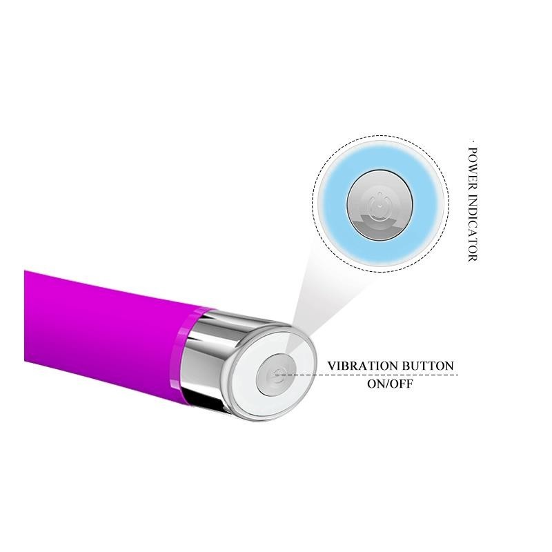 vibromasseur Randolph silicone mauve