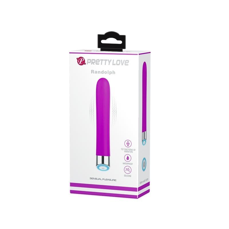 vibromasseur Randolph silicone mauve