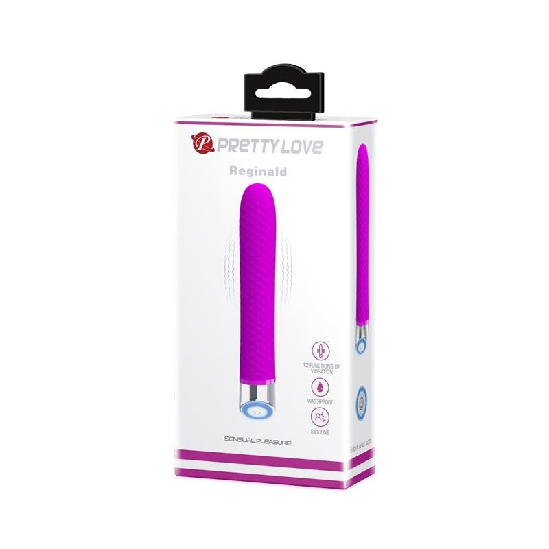 vibromasseur Reginald silicone mauve