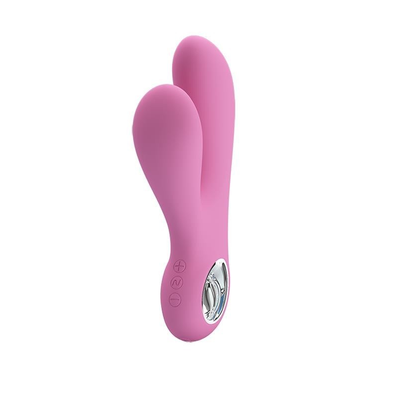 vibromasseur Canrol USB silicone Rose doux