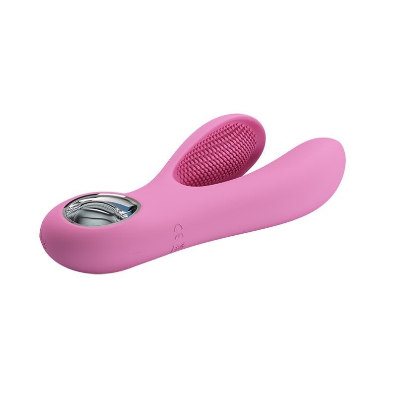 vibromasseur Canrol USB silicone Rose doux