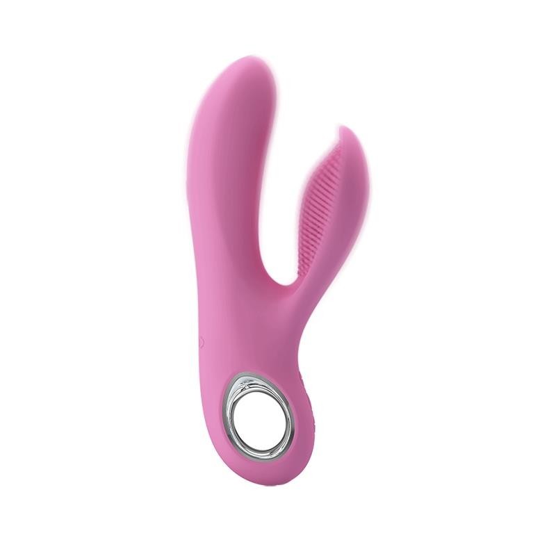 vibromasseur Canrol USB silicone Rose doux