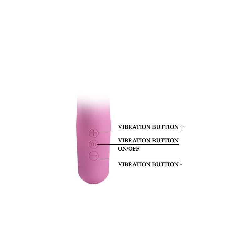 vibromasseur Canrol USB silicone Rose doux