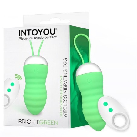 Brightgreen oeuf vibrant télécommande USB Silicone