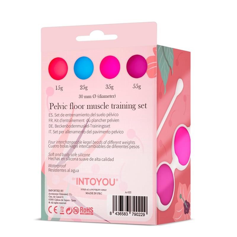 Kit de 4 boules de Kegel silicone