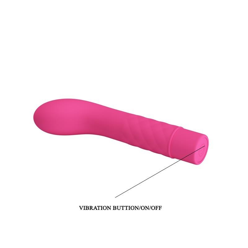 vibromasseur Atlas silicone rose