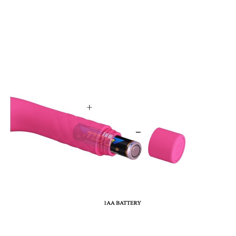 vibromasseur Atlas silicone rose