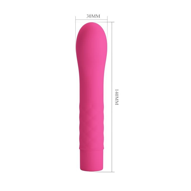 vibromasseur Atlas silicone rose