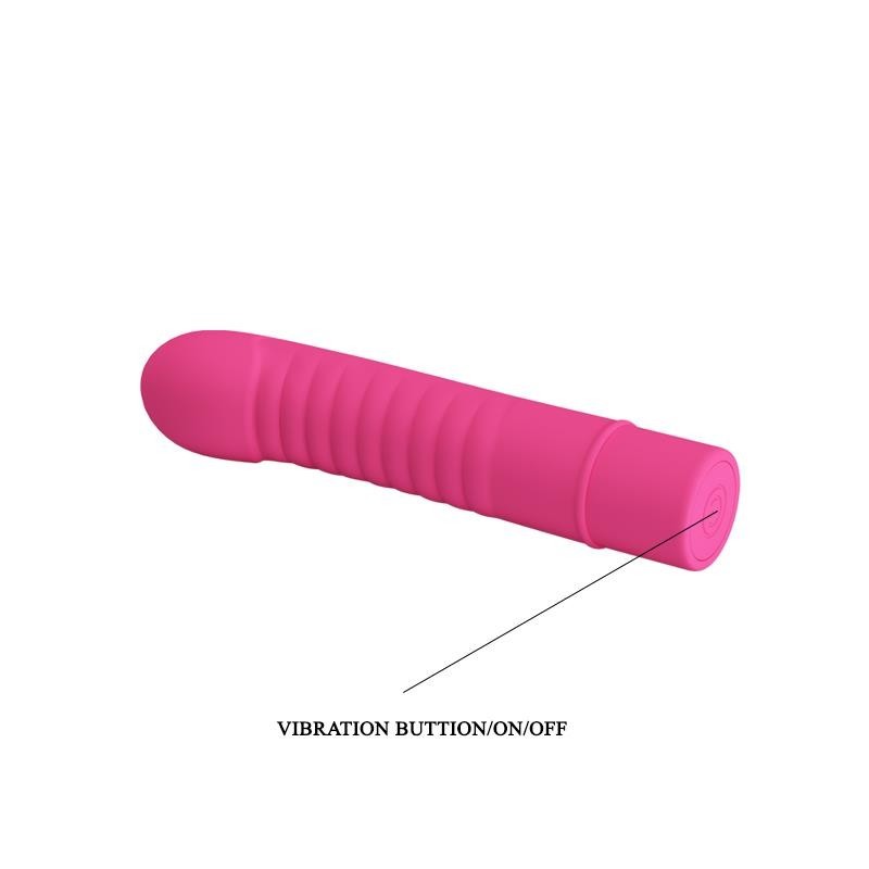 vibromasseur Mick Silicone Rose