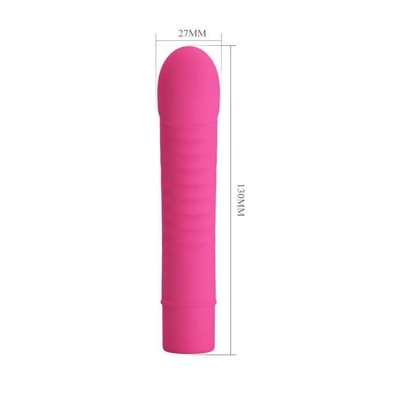 vibromasseur Mick Silicone Rose