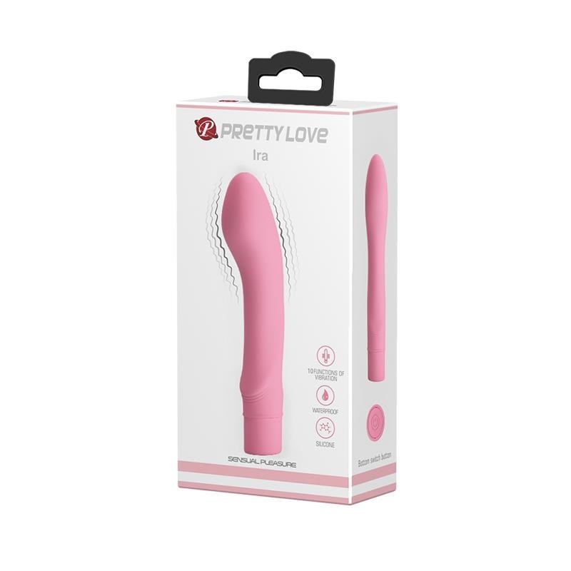 vibromasseur Ira silicone rose