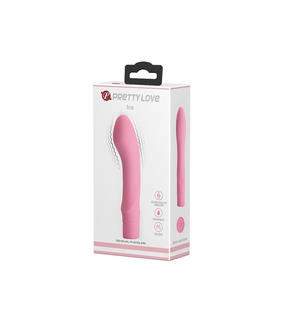 vibromasseur Ira silicone rose
