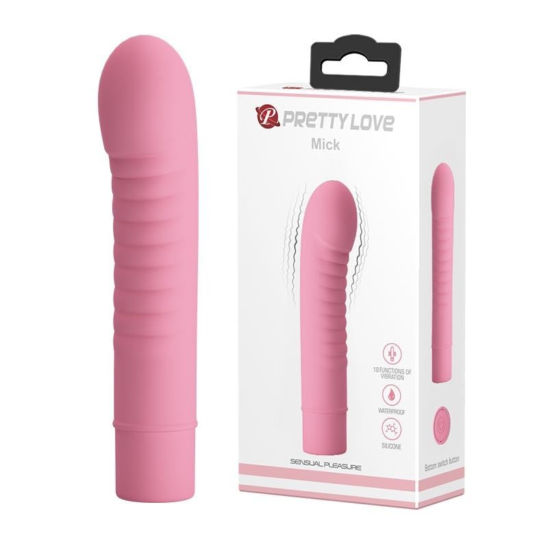 Stimulateur Mick silicone rose
