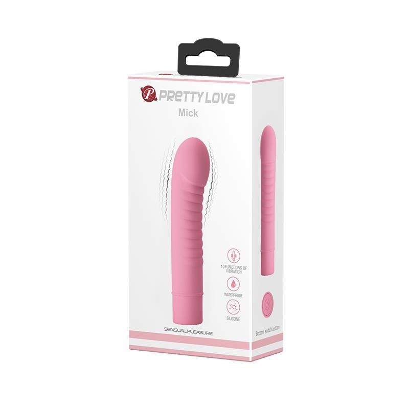 Stimulateur Mick silicone rose