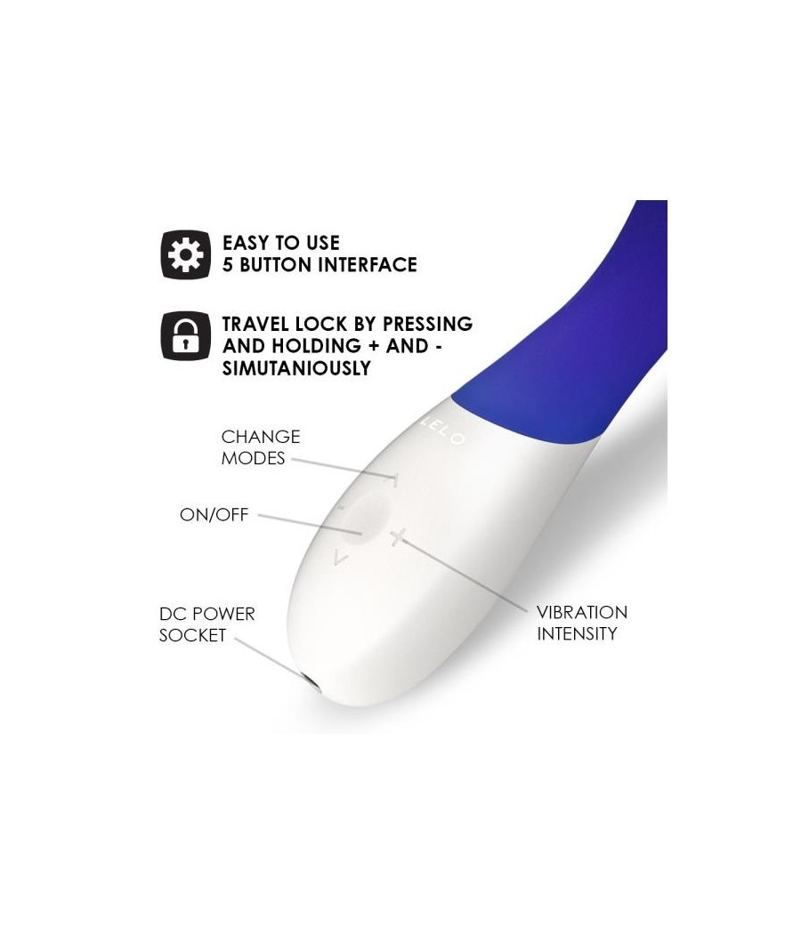 MONA WAVE Vibromasseur point G Bleu basNoche