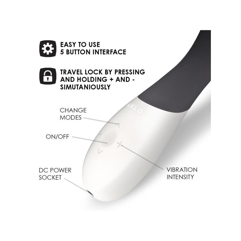 MONA WAVE Vibromasseur point G Noir