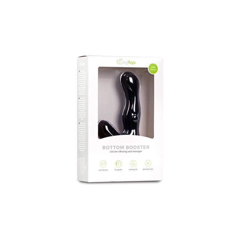 Vibromasseur Anal stimulateur Perineo silicone- Noir