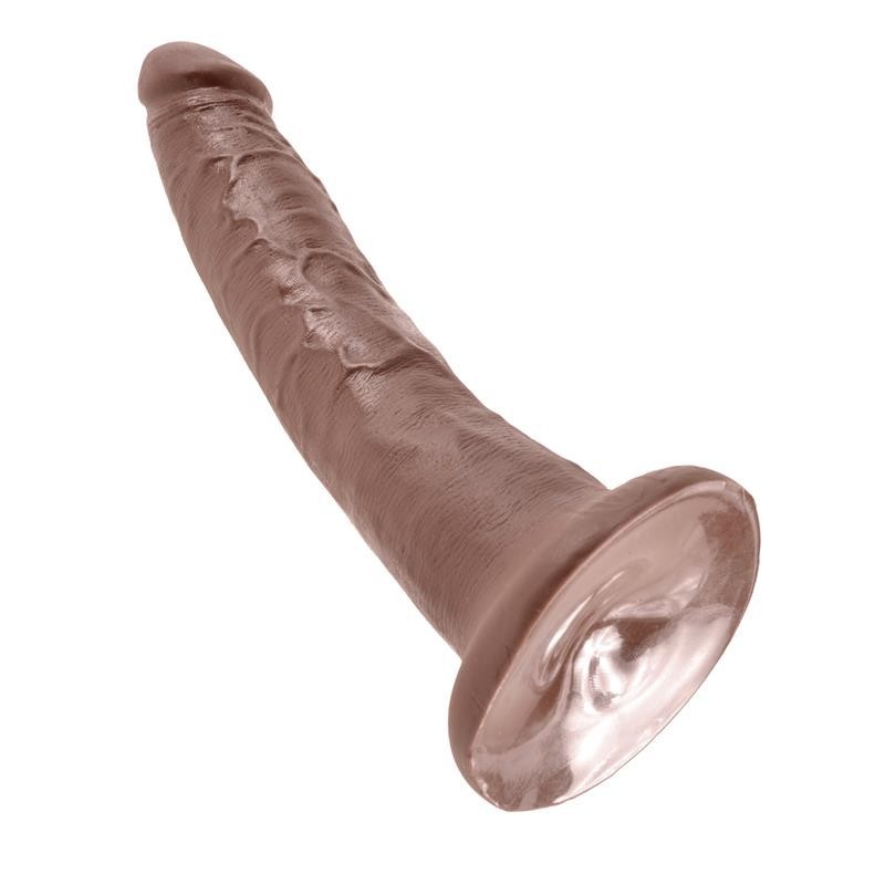 King Cock pénis de 17,78 cm - Couleur Marron