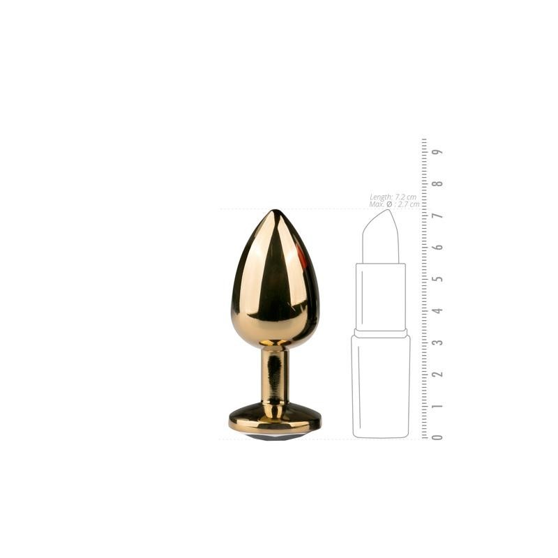 Bouchon avec Cristal Transparent No. 1 - dorée