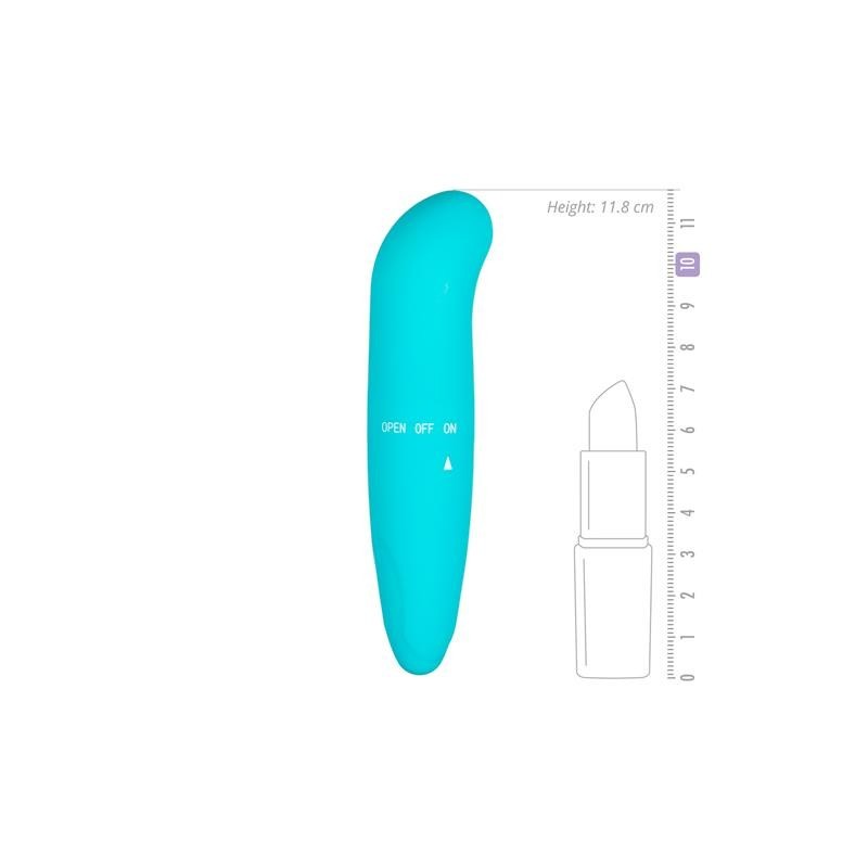 Vibromasseur Mini point G turquoise