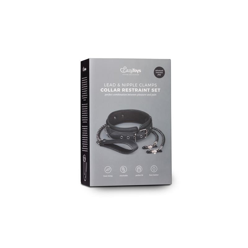 Collier avec pinces à tétons