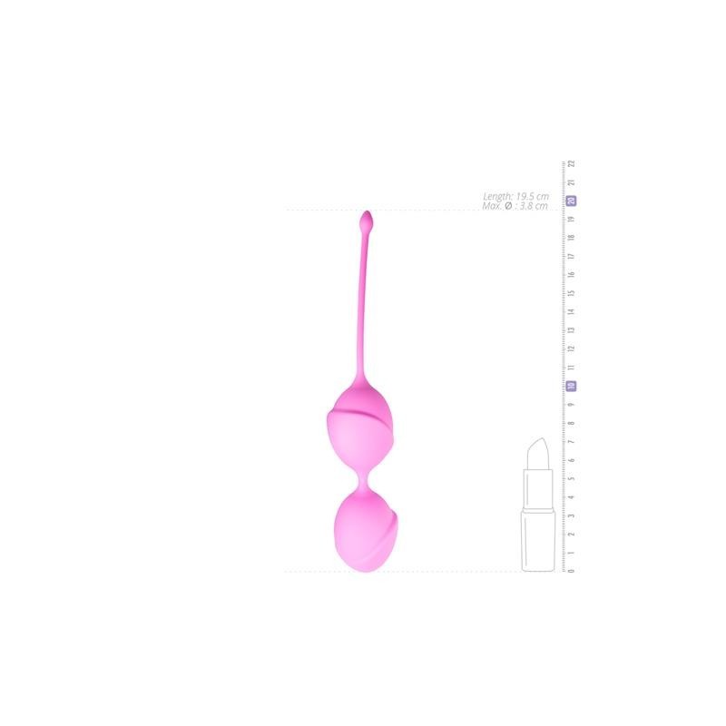 Boules de Kegel silicone rose